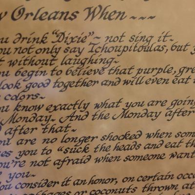 You Know You're At Home In New Orleans When ...  - Jean Patterson, 1982