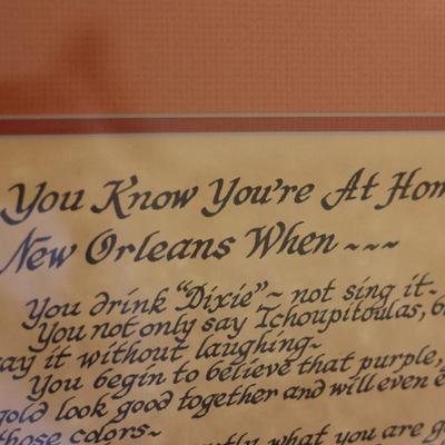 You Know You're At Home In New Orleans When ...  - Jean Patterson, 1982