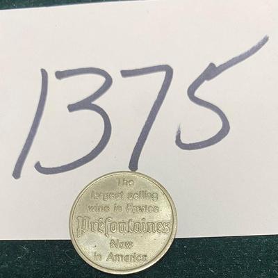1961 Prefontaines Wine Token