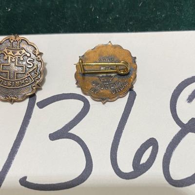 Vintage Christian Sunday School Pins