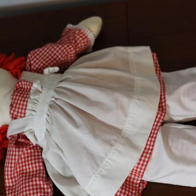 (4) Large Raggedy Ann & Andy Dolls