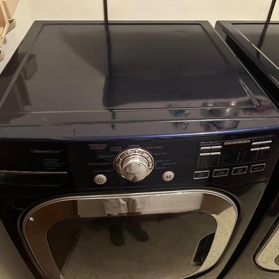 LG Electric Dryer/Washer Set W/ Storage in Bottom (See Description)