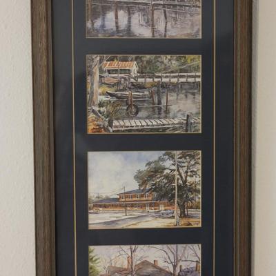 Framed Art of Slidell (See Description)