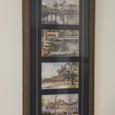 Framed Art of Slidell (See Description)