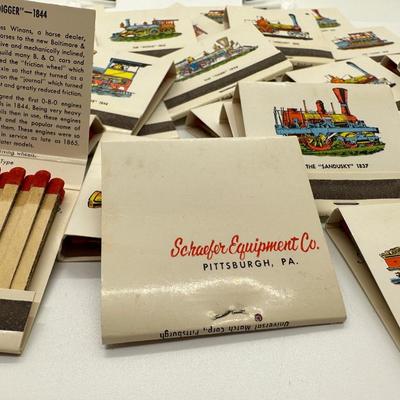 Vintage Schaefer Equipment Co. Matchbook Lot