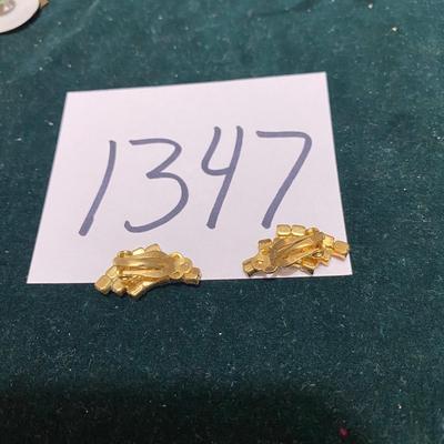 Patriotic Chip On Earrings