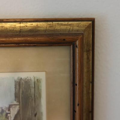Don Davey Set of (4) Framed New Orleans Landscapes