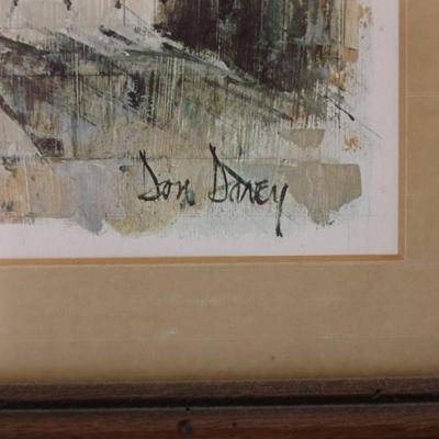 Don Davey Set of (4) Framed New Orleans Landscapes