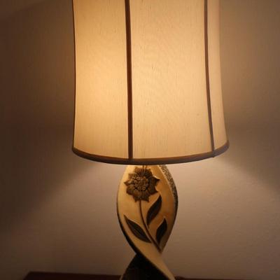 Vintage F.A.I.P. Chalkware Table Lamp