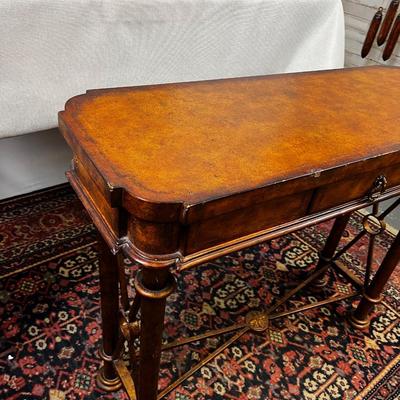 Small Entry Table with Iron Legs
