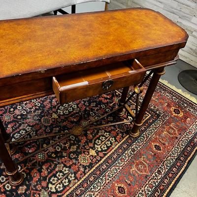 Small Entry Table with Iron Legs