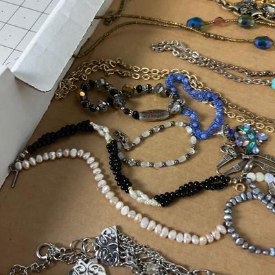 Pile of Costume: Blue Tassel and Faux Turquoise