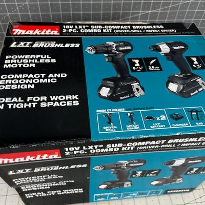 Makita Brand NEW 2 Piece Combo Impact Driver Set 