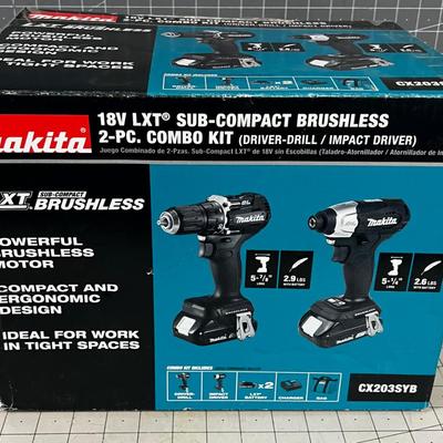 Makita Brand NEW 2 Piece Combo Impact Driver Set 