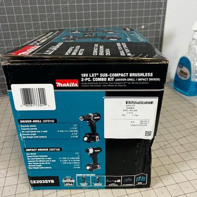 Makita Brand NEW 2 Piece Combo Impact Driver Set 