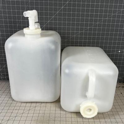 (2) 5 Gallon Water Jugs 