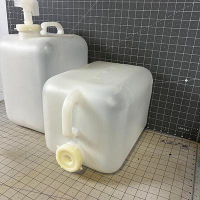 (2) 5 Gallon Water Jugs 