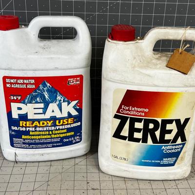 2 Gallons of Anti Freeze, I opened, 1 Sealed