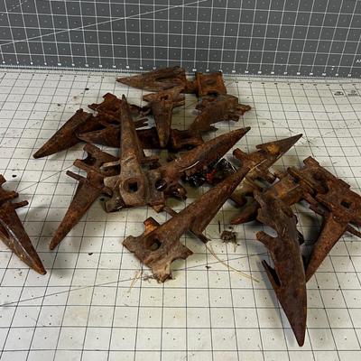 Rusty Metal, Farm Implement Teeth