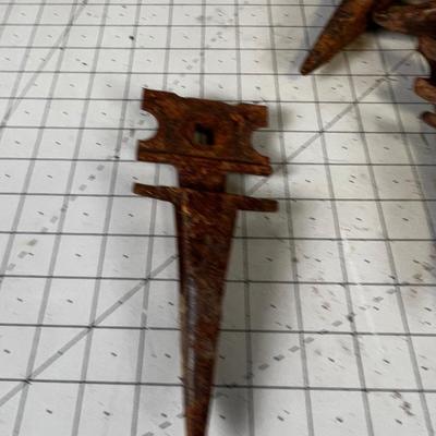 Rusty Metal, Farm Implement Teeth
