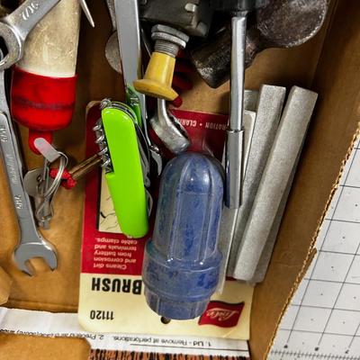MISC. Tools: Tape, Hammer, Wrench