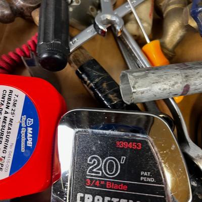 MISC. Tools: Tape, Hammer, Wrench