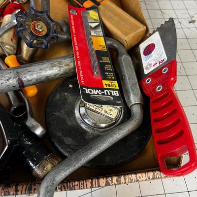 MISC. Tools: Tape, Hammer, Wrench