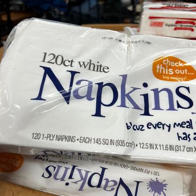 Giant Box of NEW Paper Napkins for LIFE!