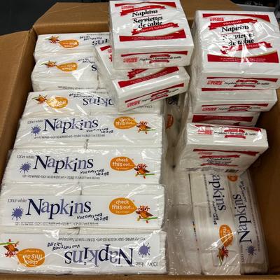 Giant Box of NEW Paper Napkins for LIFE!