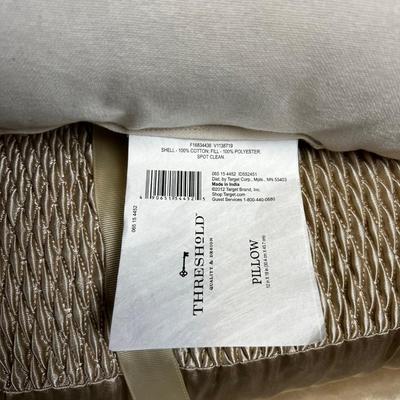 3 Pillows, Light Tan ALL NEW 