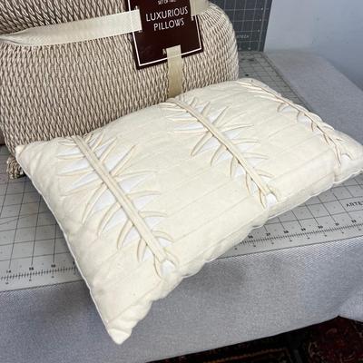 3 Pillows, Light Tan ALL NEW 