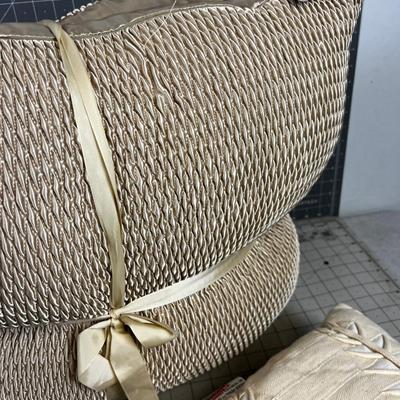 3 Pillows, Light Tan ALL NEW 