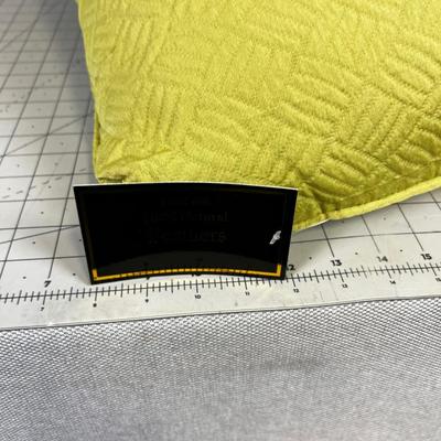 3 Green Throw Pillows 