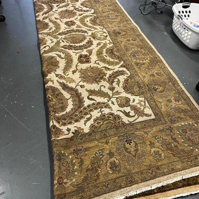 Oriental Persian Rug, Olive and Cream Color NICE