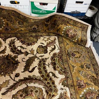Oriental Persian Rug, Olive and Cream Color NICE
