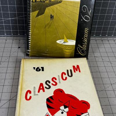 (2) Ogden High 1961 & 1962 YEARBOOKS
