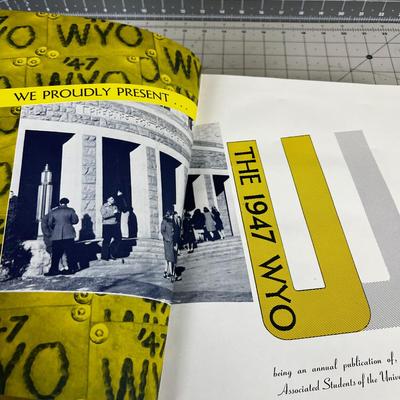 (2) University of Wyoming 1947 and 1948 Yearbook