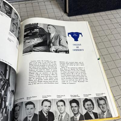 (2) University of Wyoming 1947 and 1948 Yearbook