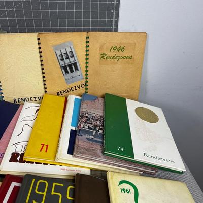 Lincoln High School Yearbook Green River Rendezvous 1940 to 1974 Inclusive