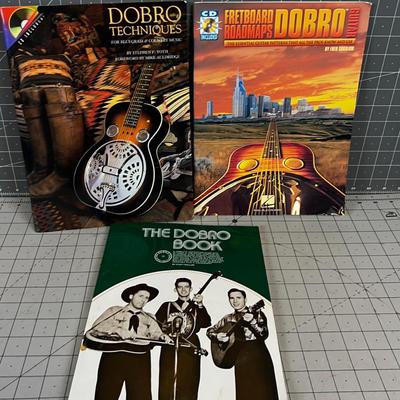Guitar DOBRO Guitar instruction books and CD's