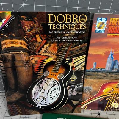 Guitar DOBRO Guitar instruction books and CD's