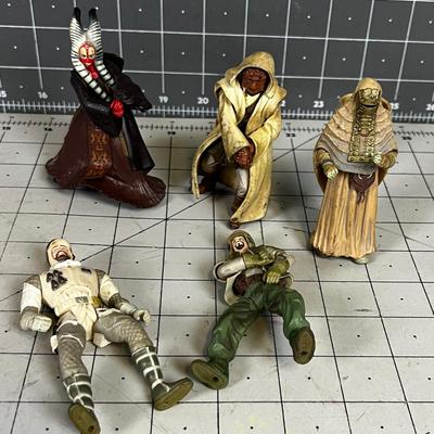 5 Star Wars Figures 3" Tal