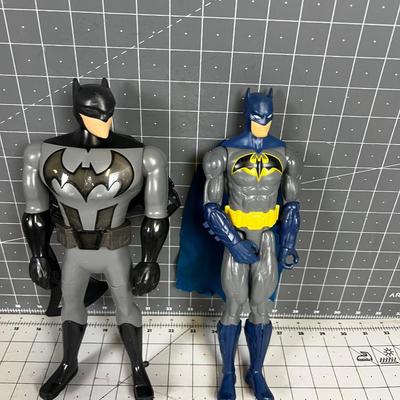 2 Bat Man Figures