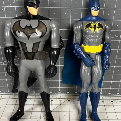 2 Bat Man Figures