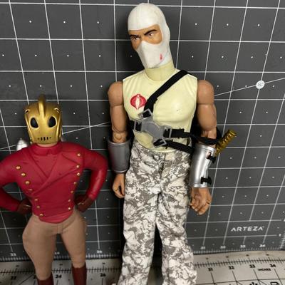 Figurines: Thor, Cobra Ninja, Plus some more