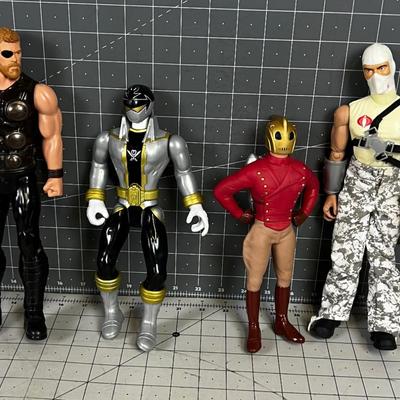 Figurines: Thor, Cobra Ninja, Plus some more