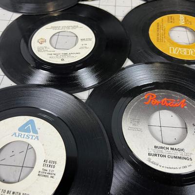 Collection of 45 Records: Western, Rock, Comedy etc.