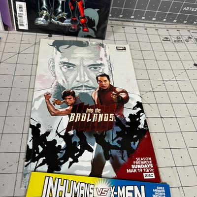 Comics: Inhumans, X-Men and Harley Quin