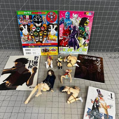 Anime Magazine and Figurines ADULT CONTENT! 