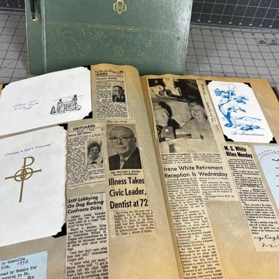 Scrap Books of Articles about Masons and Girl Scout Articles 